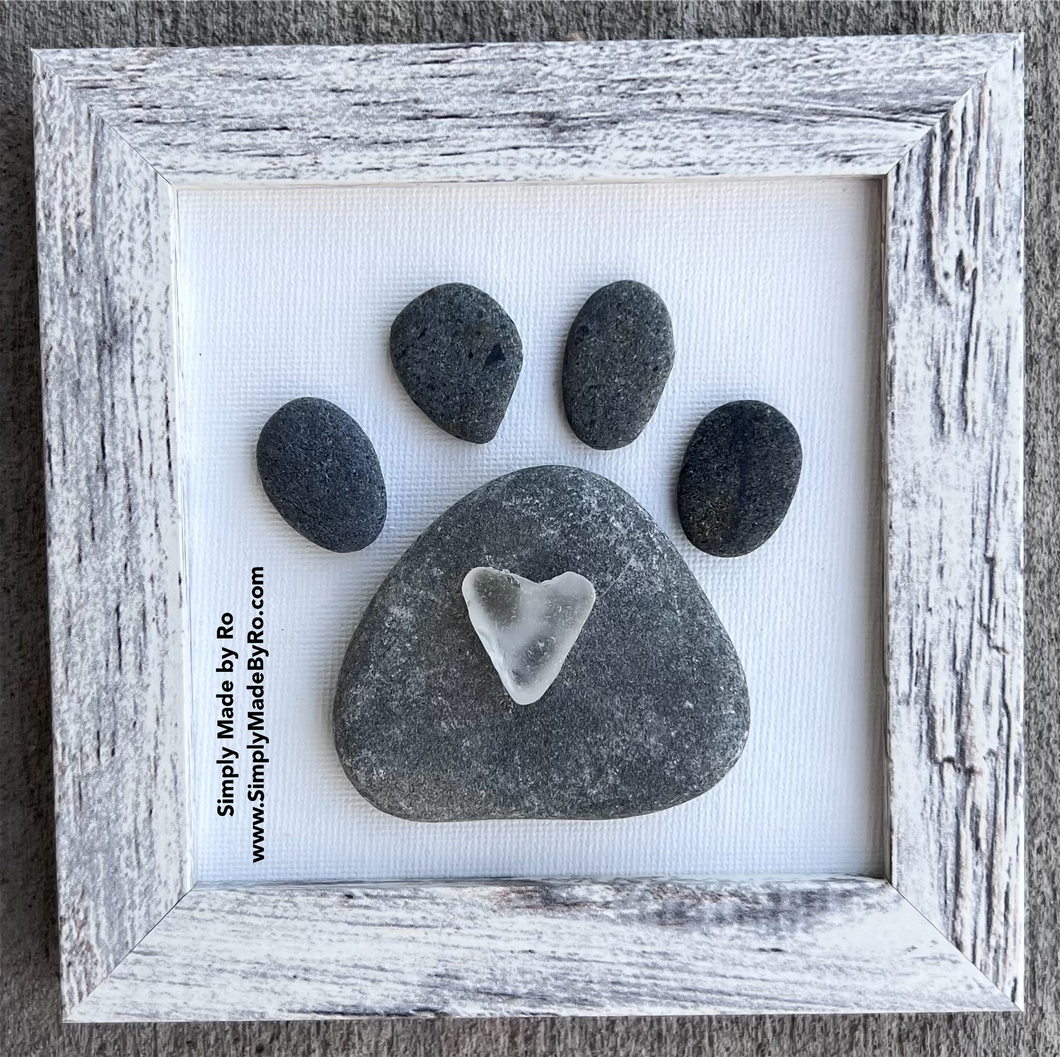 Paw Print Heart