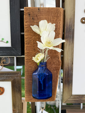 Planked (with cobalt bottle)