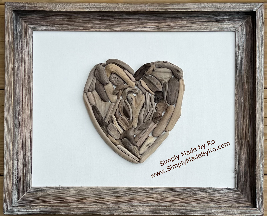 Driftwood Heart 11x14